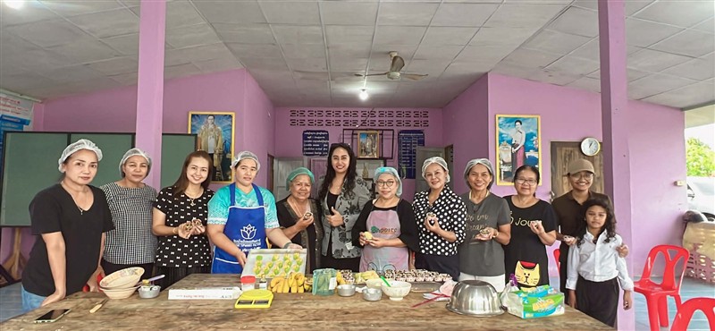 แปรรูปกล้วยหอมทองครบวงจร สร้างมูลค่าเพิ่มด้วยเค้กและทาร์ตกล้วยหอมทอง เพิ่มรายได้แก่สมาชิกอย่างยั่...