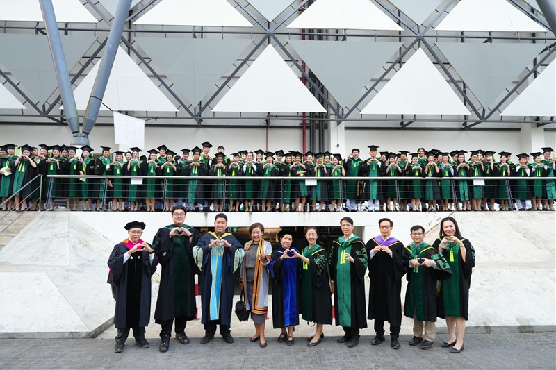 ภาพบรรยากาศ การฝึกซ้อมบัณฑิต(ซ้อมใหญ่) เพื่อเข้ารับพระราชทานปริญญาบัตรฯ ครั้งที่ 48 วันที่ 18 กุม...