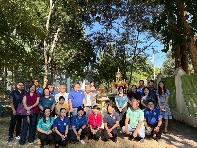 วิทยาลัยพลังงานทดแทน มหาวิทยาลัยแม่โจ้ จัดพิธีสักการะศาลพระภูมิเจ้าที่ เนื่องในวันสถาปนาครบรอบ 14 ปี