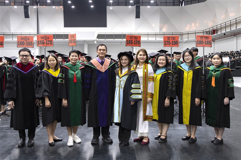 บรรยากาศการฝึกซ้อมใหญ่ บัณฑิตสาขาวิชาการสื่อสารดิจิทัล เพื่อเตรียมความพร้อมในการเข้ารับพระราชทานป...