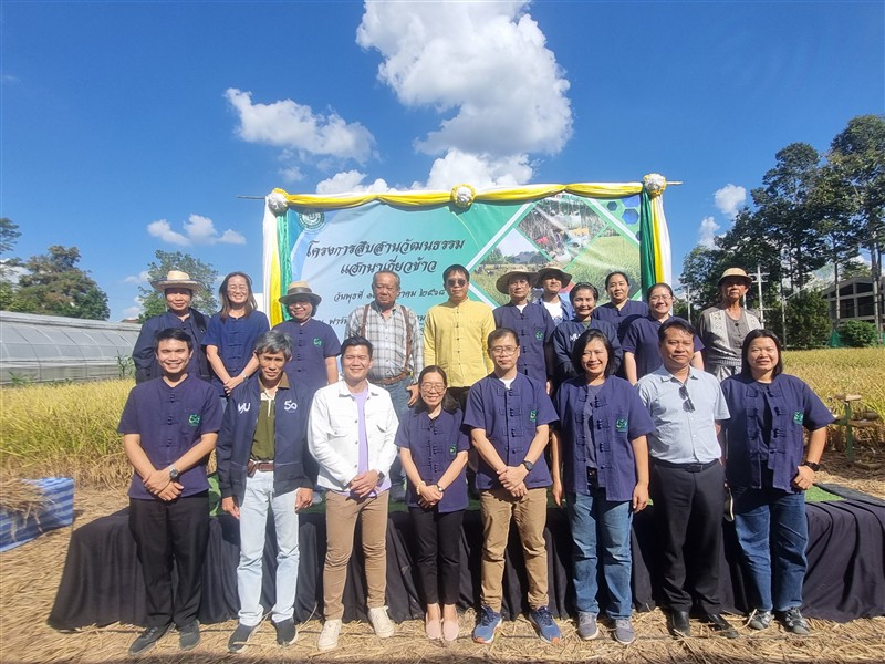 คณะผลิตกรรมการเกษตรจัดโครงการแฮกนาเกี่ยวข้าว 