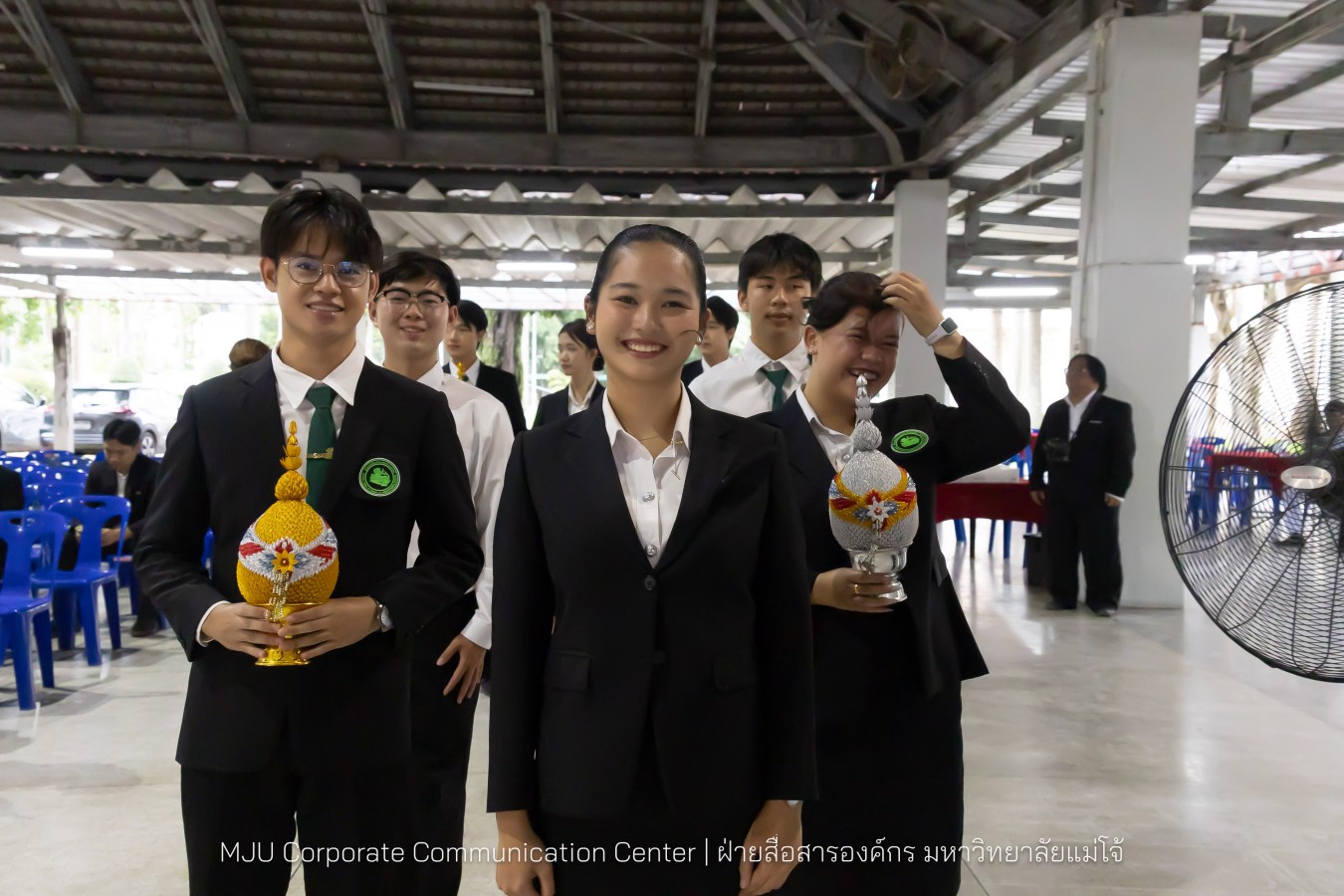 เนื่องในโอกาสวันเฉลิมพระชนมพรรษาพระบาทสมเด็จพระเจ้าอยู่หัว มหาวิทยาลัยแม่โจ้ จัดพิธีถวายพระพรชัยมงคล