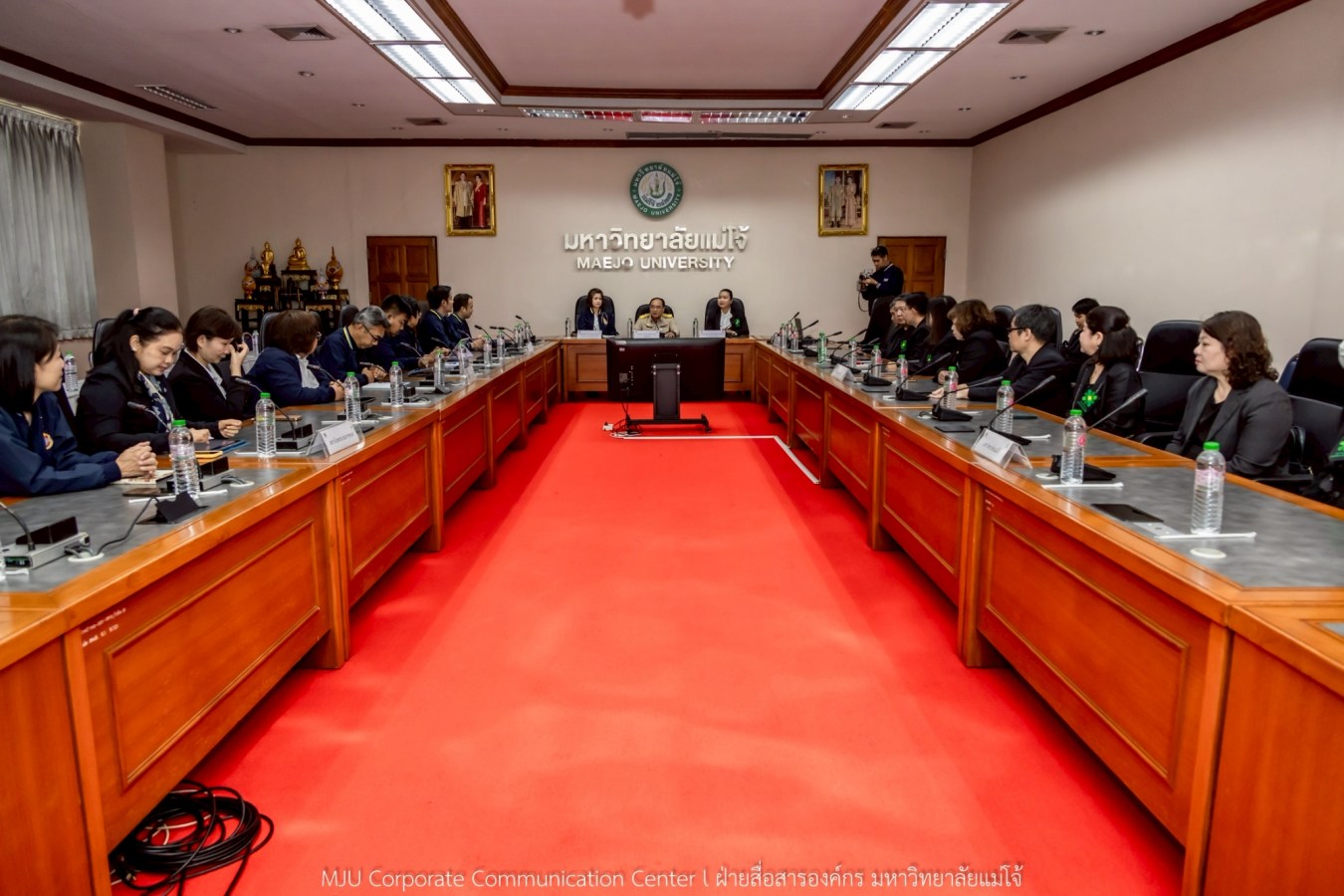 สภาคณาจารย์และผู้ปฏิบัติงานสถาบันพระบรมราชชนกเข้าศึกษาดูงานสภาพนักงาน ม.แม่โจ้