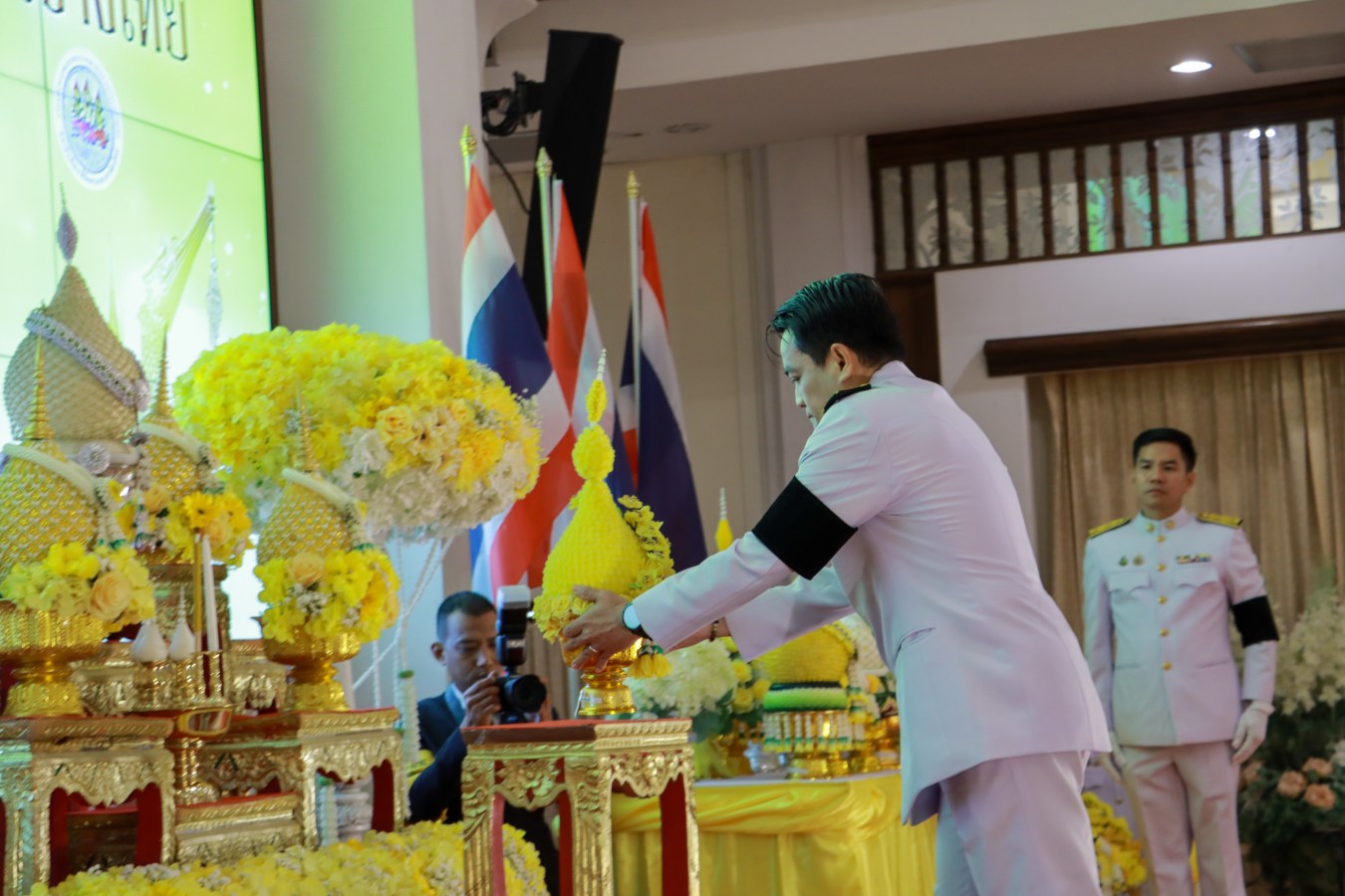 ม.แม่โจ้ เข้าร่วมพิธีถวายราชสักการะแด่ พระบาทสมเด็จพระบรมชนกาธิเบศร มหาภูมิพลอดุลยเดชมหาราช บรมนาถบพิตร เนื่องใน “วันมาตรฐานฝีมือแรงงานแห่งชาติ”