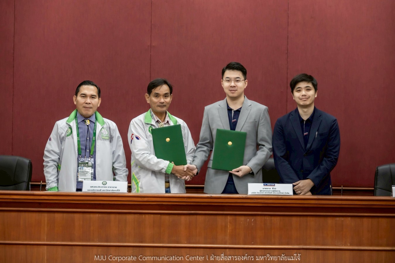 ม.แม่โจ้ mou บริษัท วิคเตอร์ สปอร์ตส์(ประเทศไทย) จำกัด  ร่วมส่งเสริมและพัฒนากีฬาแบดมินตัน พร้อมสนับสนุน “อินทนิลเกมส์ 2026”