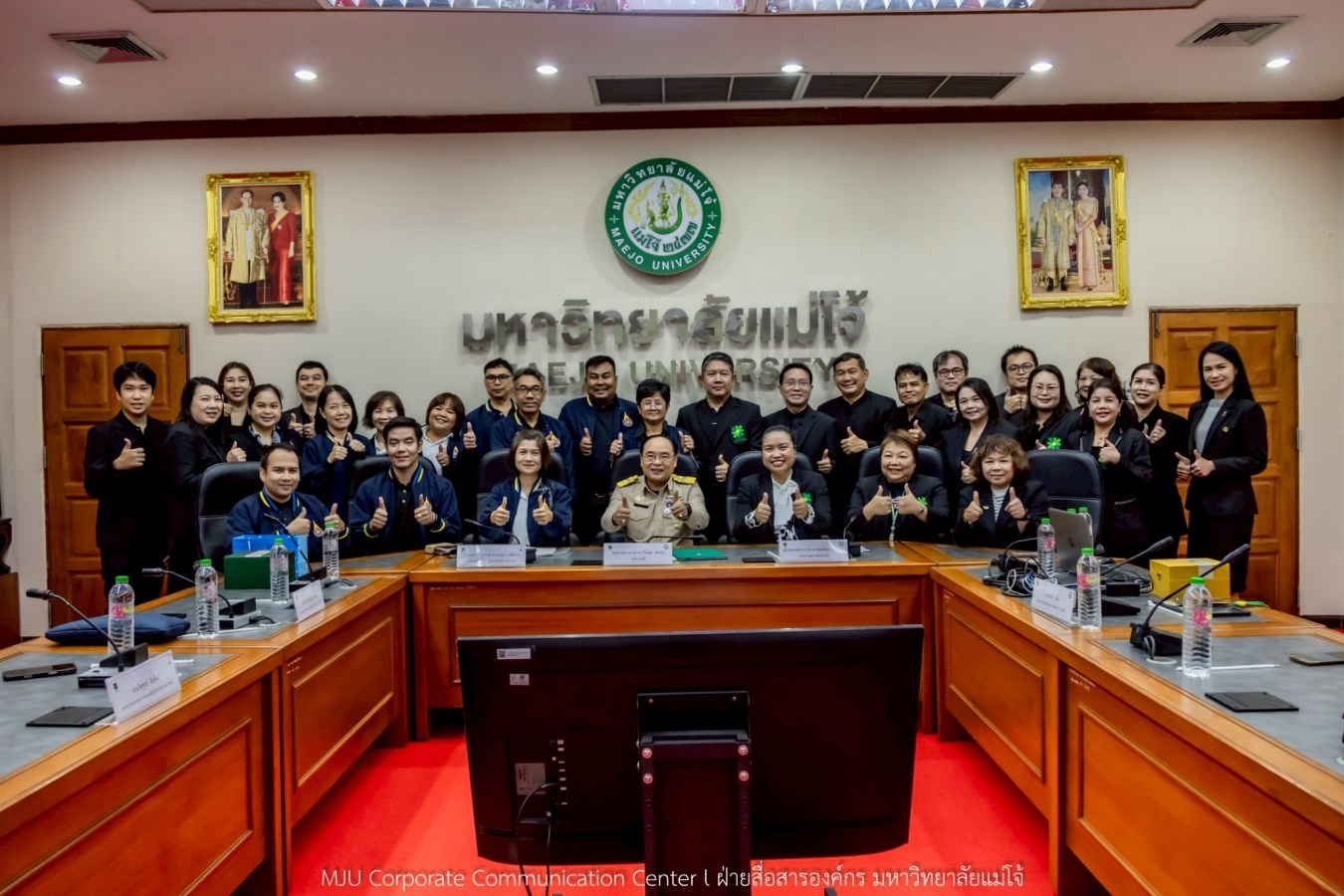 สภาคณาจารย์และผู้ปฏิบัติงานสถาบันพระบรมราชชนกเข้าศึกษาดูงานสภาพนักงาน ม.แม่โจ้