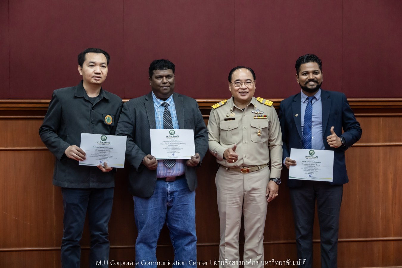 ม.แม่โจ้  ยกย่องเชิดชู  หน่วยงาน คณาจารย์ และนักศึกษา ได้รับรางวัลระดับชาติและนานาชาติ