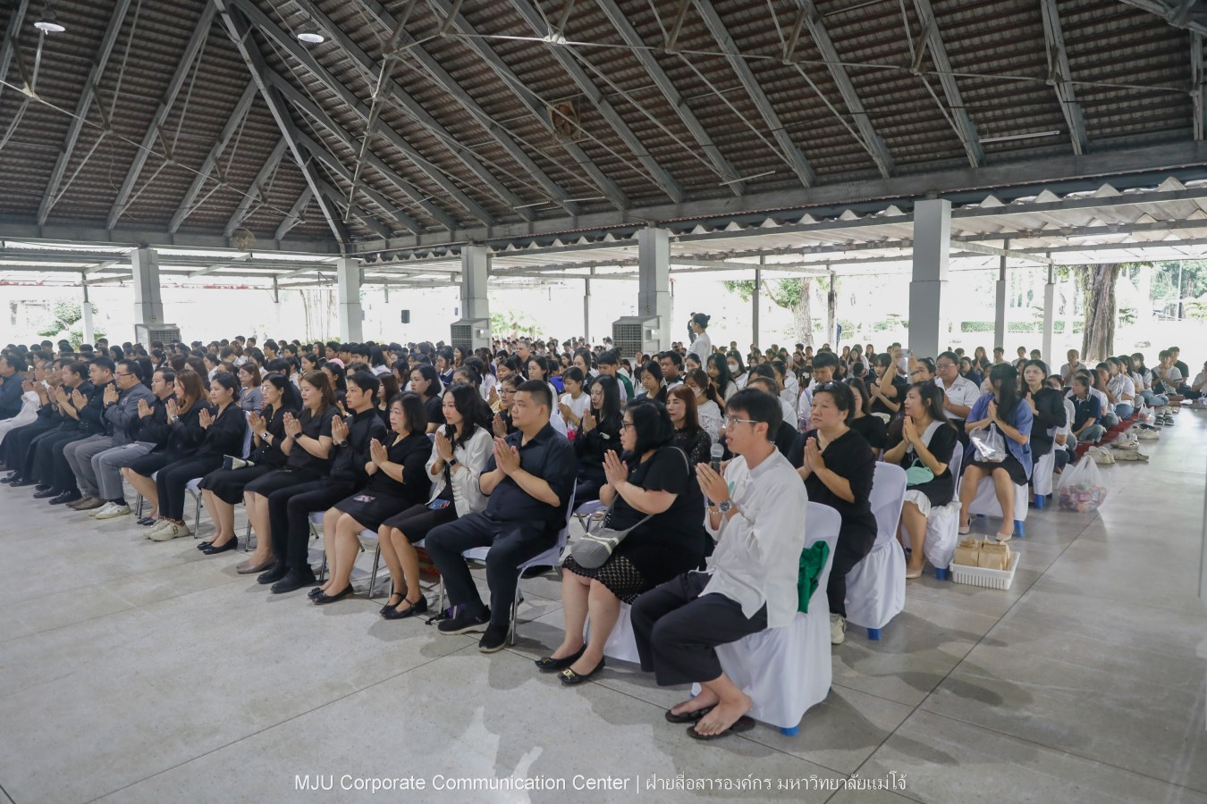 ม.แม่โจ้ จัด พิธีทำบุญตักบาตรถวายพระกุศลแด่สมเด็จพระเจ้าลูกเธอ เจ้าฟ้าพัชรกิติยาภา นเรนทิราเทพยวดี กรมหลวงราชสาริณีสิริพัชร มหาวัชรราชธิดา