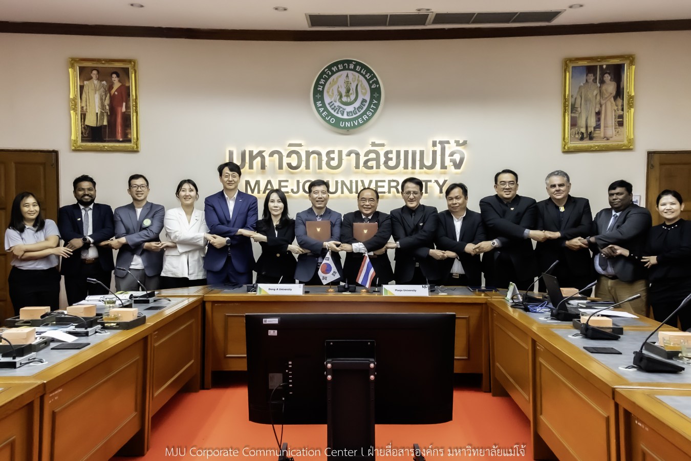 ม.แม่โจ้ ลงนามบันทึกความเข้าใจ กับ Dong-A University ประเทศเกาหลีใต้    ความร่วมมือทางวิชาการและการพัฒนาศักยภาพในด้านต่างๆ ร่วมกันระหว่างสองสถาบัน