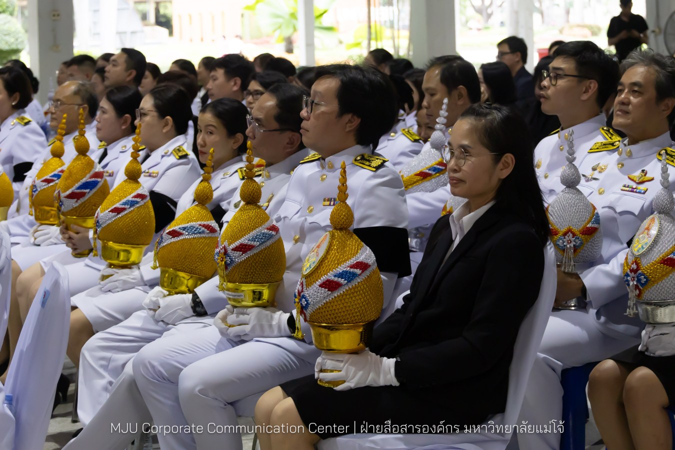 เนื่องในโอกาสวันเฉลิมพระชนมพรรษาพระบาทสมเด็จพระเจ้าอยู่หัว มหาวิทยาลัยแม่โจ้ จัดพิธีถวายพระพรชัยมงคล