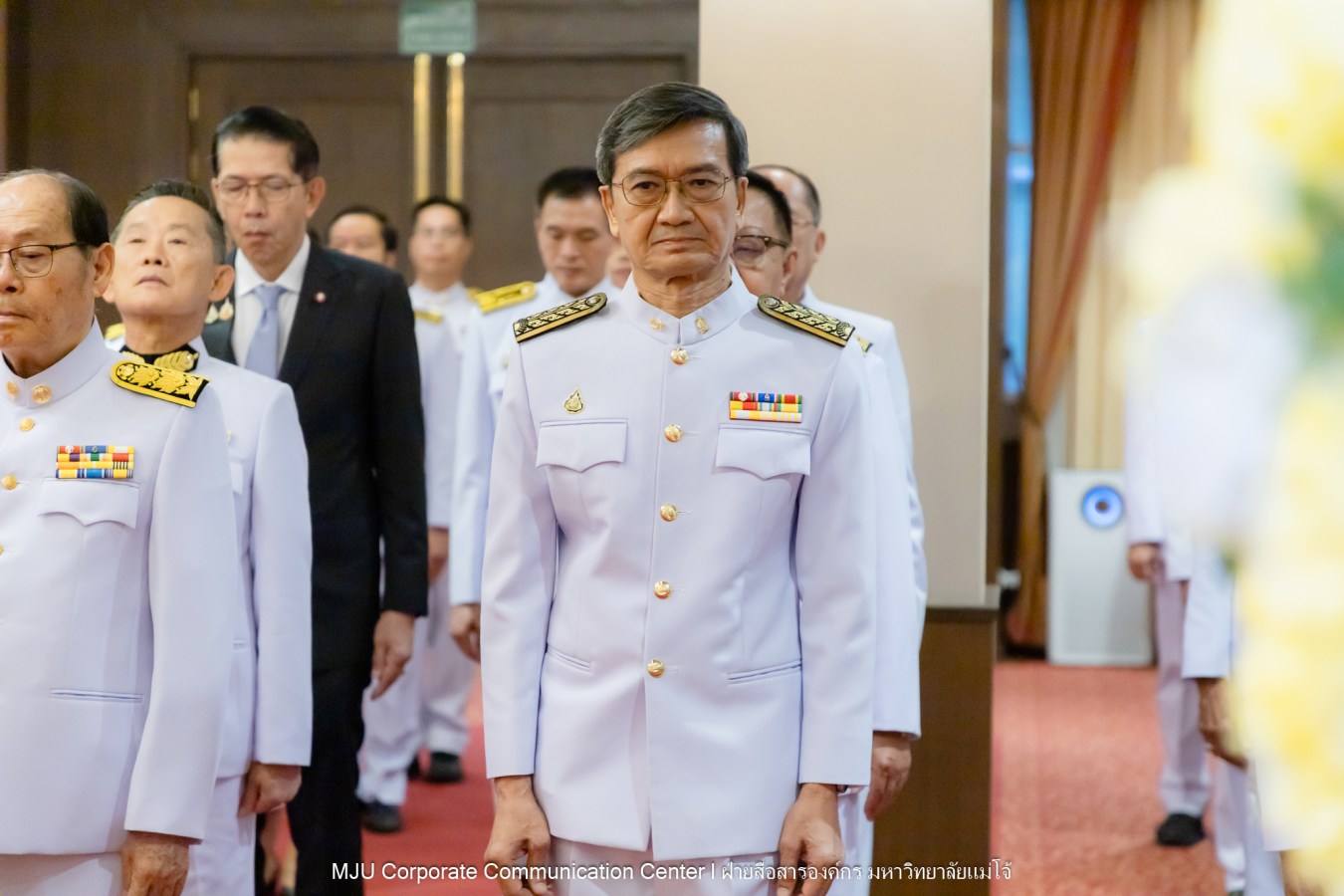 พิธีรับสนองพระบรมราชโองการโปรดเกล้าฯ แต่งตั้งกรรมการสภามหาวิทยาลัยผู้ทรงคุณวุฒิของมหาวิทยาลัยแม่โจ้