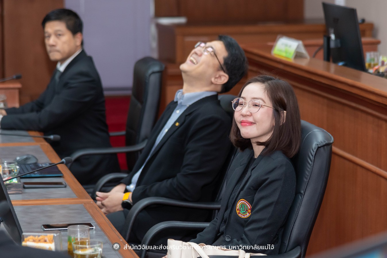 มหาวิทยาลัยแม่โจ้ ต้อนรับคณะผู้บริหารของสำนักงานเลขาธิการวุฒิสภา ในโครงการติดตามผลการนำผลงานวิจัยไปใช้ประโยชน์ในกระบวนการนิติบัญญัติ