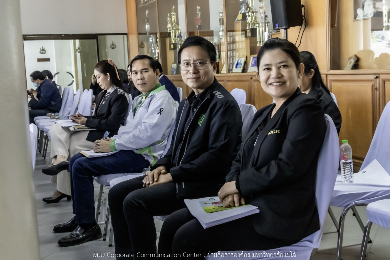 กองพระราชพิธี สำนักงานฝ่ายเสนาธิการในพระองค์ สำนักพระราชวัง จังหวัดเชียงใหม่ และมหาวิทยาลัยแม่โจ้ ประชุมเตรียมความพร้อมการรับเสด็จในพิธีพระราชทานปริญญาบัตรมหาวิทยาลัยแม่โจ้ ประจำปีการศึกษา 2567-2568 (ครั้งที่ 48)