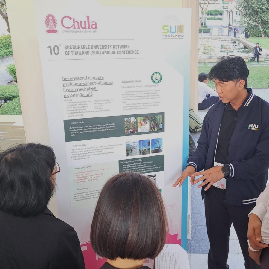 ม.แม่โจ้ รับ 2 รางวัลนำเสนอผลงานเครือข่ายมหาวิทยาลัยยั่งยืน (SUN Thailand)