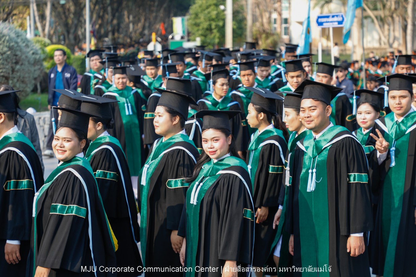 ว่าที่บัณฑิตพร้อม  อาจารย์พร้อม  ญาติพร้อม ทุกคนพร้อม  ร่วมแสดงความยินดี 18 กุมภาพันธ์ 2569  #บรรยากาศซ้อมใหญ่ พิธีพระราชทานปริญญาบัตรมหาวิทยาลัยแม่โจ้ ครั้งที่ 48