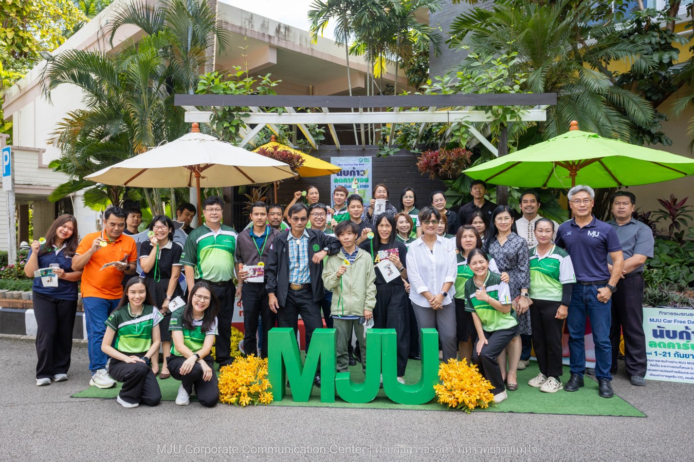 MJU Car Free Day 2026 ชาวแม่โจ้เดิน 14 ล้านก้าว ลดการใช้น้ำมัน ลดก๊าซเรือนกระจก 1.96 tCO2e