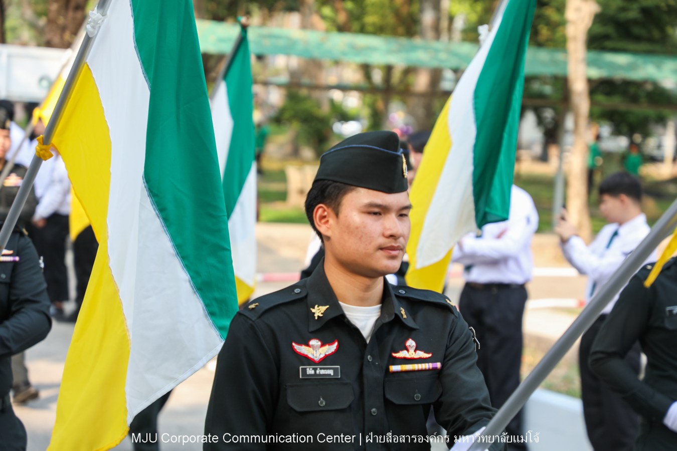 บรรยากาศ พิธีพระราชทานปริญญาบัตร มหาวิทยาลัยแม่โจ้ ประจำปีการศึกษา2567-2568 ครั้งที่ 48  ในวันที่ 19 กุมภาพันธ์ พ.ศ.2569 ณ ศูนย์กีฬาเฉลิมพระเกียรติ มหาวิทยาลัยแม่โจ้