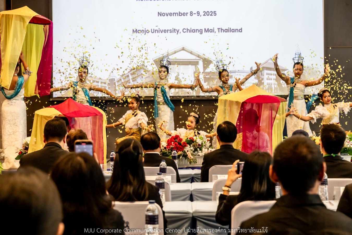 ว.นานาชาติ ม.แม่โจ้ สัมมนาวิชาการระนานาชาติ THE 2025 AAUN INTERNATIONAL PRESIDENT FORUM STIRRING FORWARD THROUGH INTELLIGENT WELL-BEING AGRICULTURE AMIDST CLIMATE CHANGE