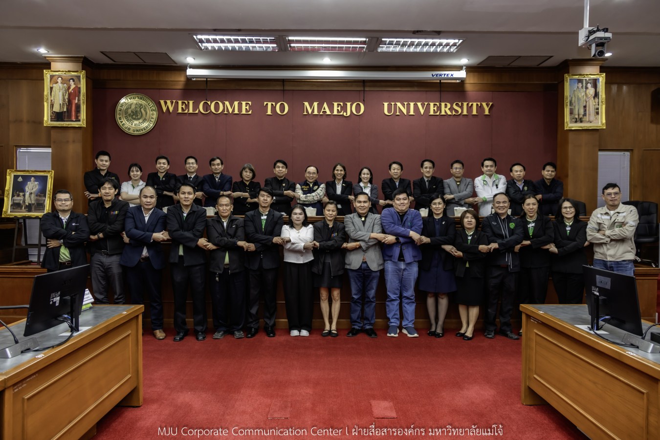 ม.แม่โจ้ ร่วมกับ กฟผ.สันทราย และ PEA ENCOM International ศึกษาการจัดการไฟฟ้าระบบผลิตโซล่าเซลล์