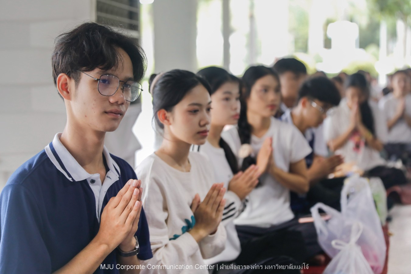 ม.แม่โจ้ จัด พิธีทำบุญตักบาตรถวายพระกุศลแด่สมเด็จพระเจ้าลูกเธอ เจ้าฟ้าพัชรกิติยาภา นเรนทิราเทพยวดี กรมหลวงราชสาริณีสิริพัชร มหาวัชรราชธิดา