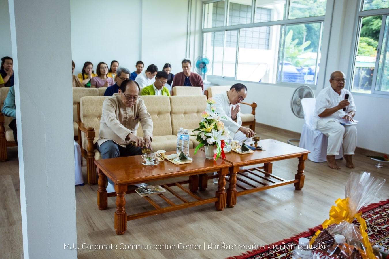 ม.แม่โจ้ ทำบุญอาคารเรียนรวมและปฏิบัติการคณะสัตวแพทยศาสตร์