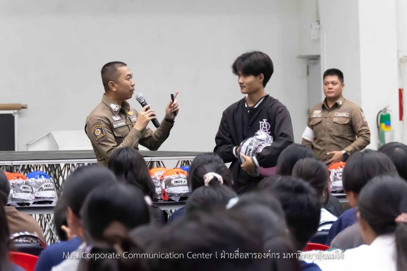 ม.แม่โจ้ อบรม Road Safety Organization ขับขี่ปลอดภัย สร้างวินัยจราจรให้นักศึกษา
