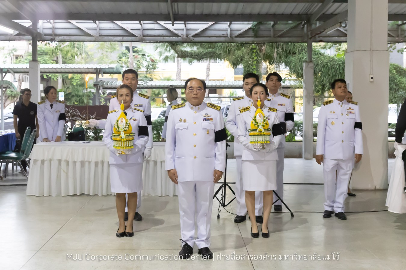 เนื่องในโอกาสวันเฉลิมพระชนมพรรษาพระบาทสมเด็จพระเจ้าอยู่หัว มหาวิทยาลัยแม่โจ้ จัดพิธีถวายพระพรชัยมงคล