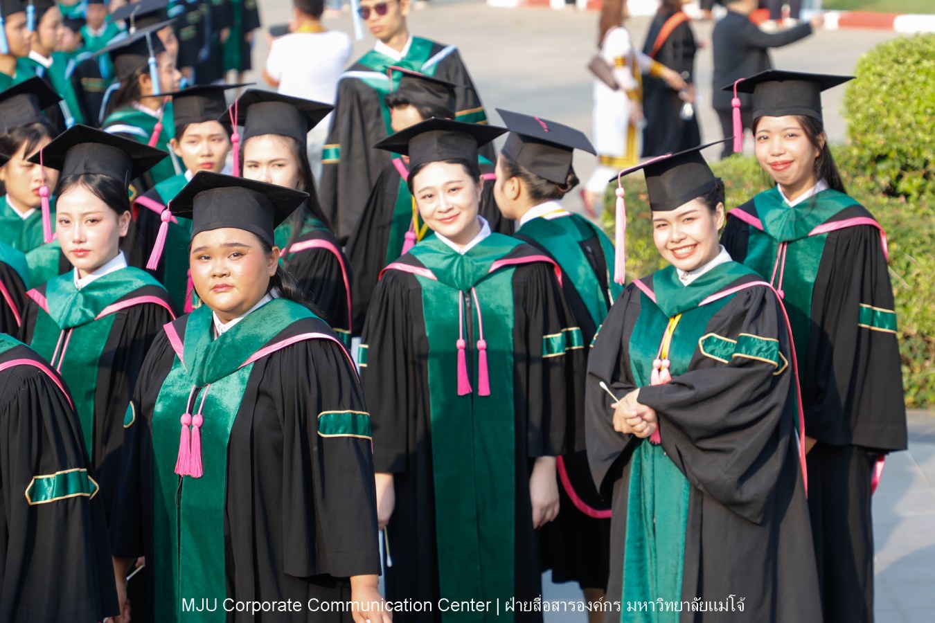 ว่าที่บัณฑิตพร้อม  อาจารย์พร้อม  ญาติพร้อม ทุกคนพร้อม  ร่วมแสดงความยินดี 18 กุมภาพันธ์ 2569  #บรรยากาศซ้อมใหญ่ พิธีพระราชทานปริญญาบัตรมหาวิทยาลัยแม่โจ้ ครั้งที่ 48