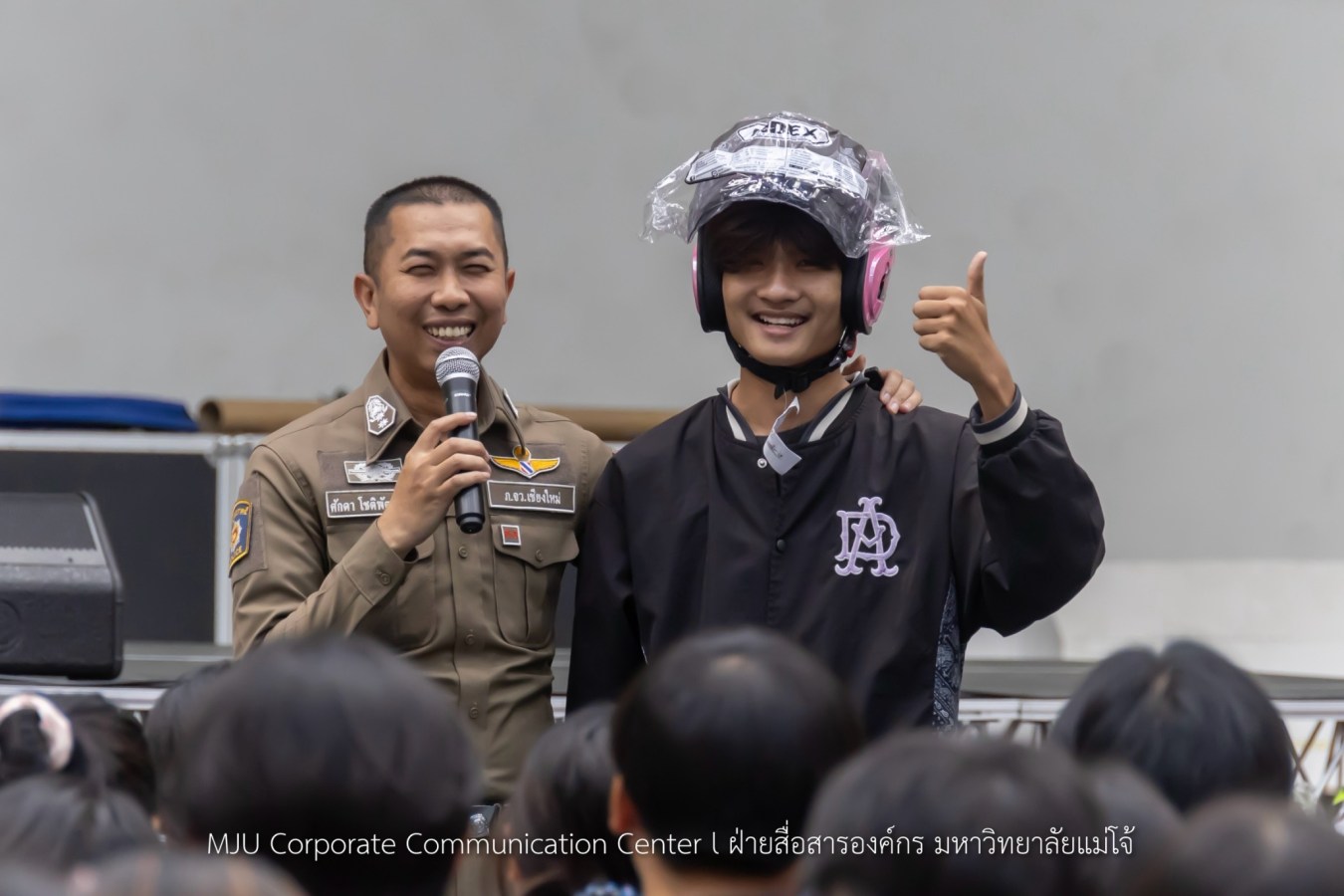 ม.แม่โจ้ อบรม Road Safety Organization ขับขี่ปลอดภัย สร้างวินัยจราจรให้นักศึกษา