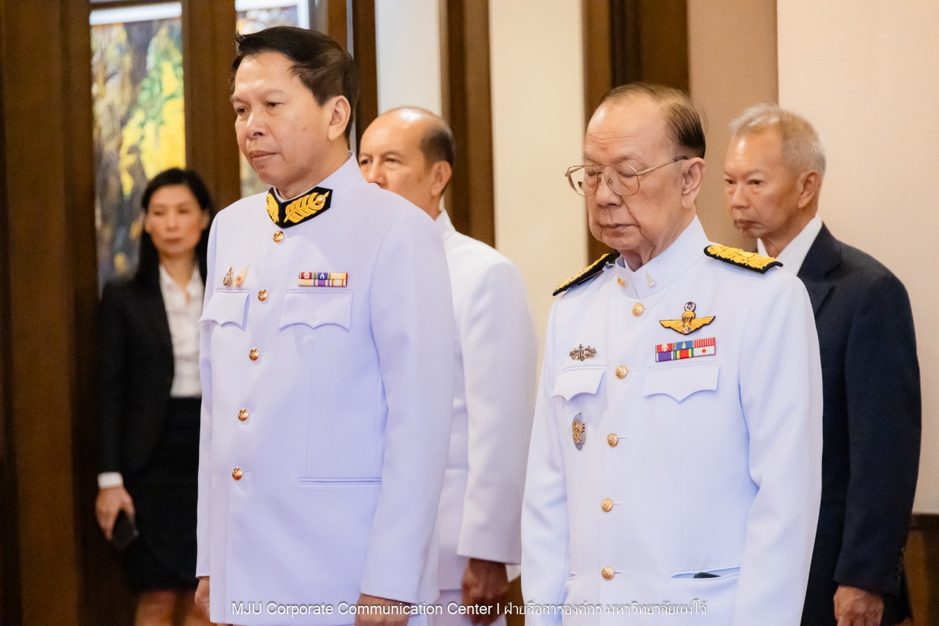 พิธีรับสนองพระบรมราชโองการโปรดเกล้าฯ แต่งตั้งกรรมการสภามหาวิทยาลัยผู้ทรงคุณวุฒิของมหาวิทยาลัยแม่โจ้