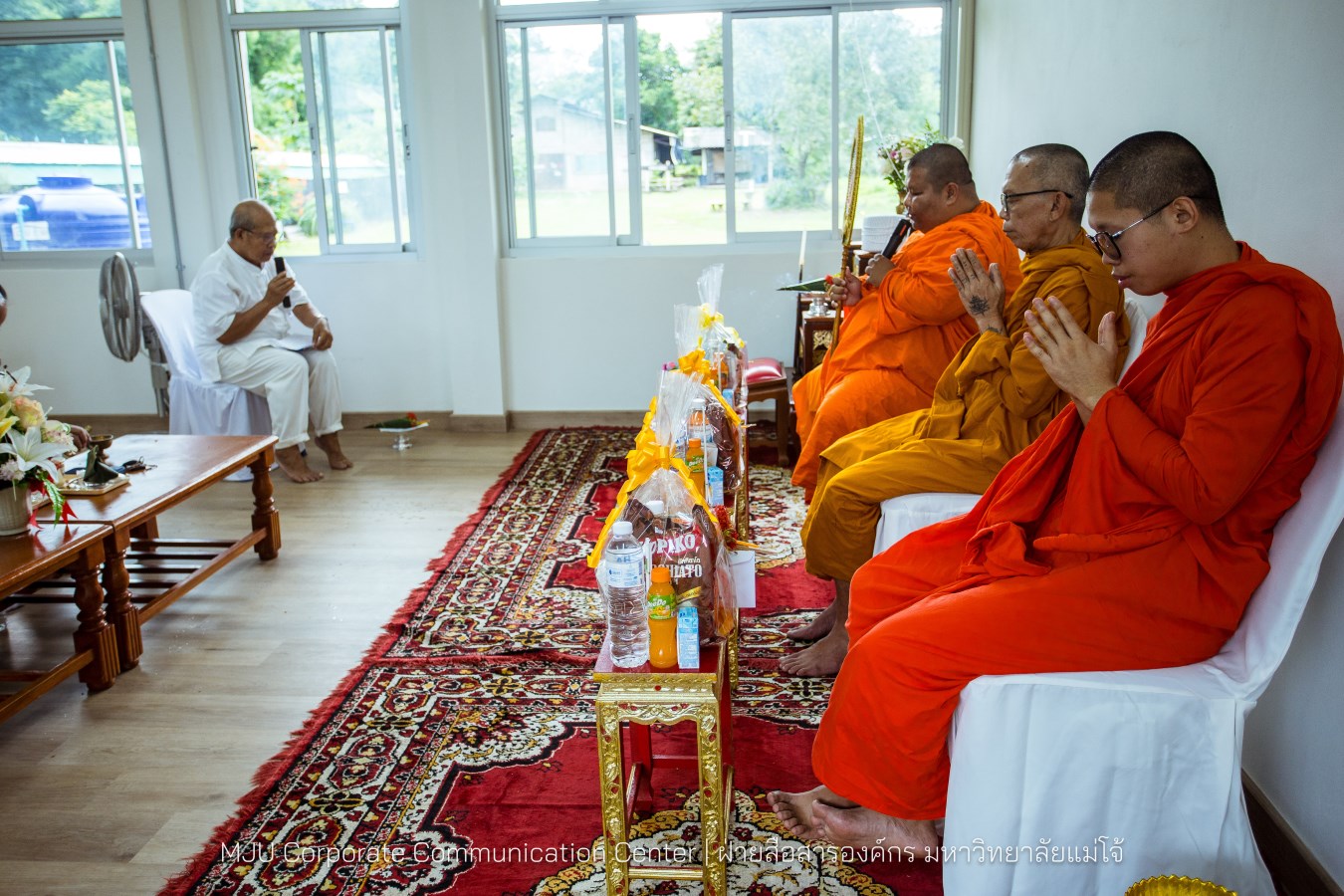 ม.แม่โจ้ ทำบุญอาคารเรียนรวมและปฏิบัติการคณะสัตวแพทยศาสตร์