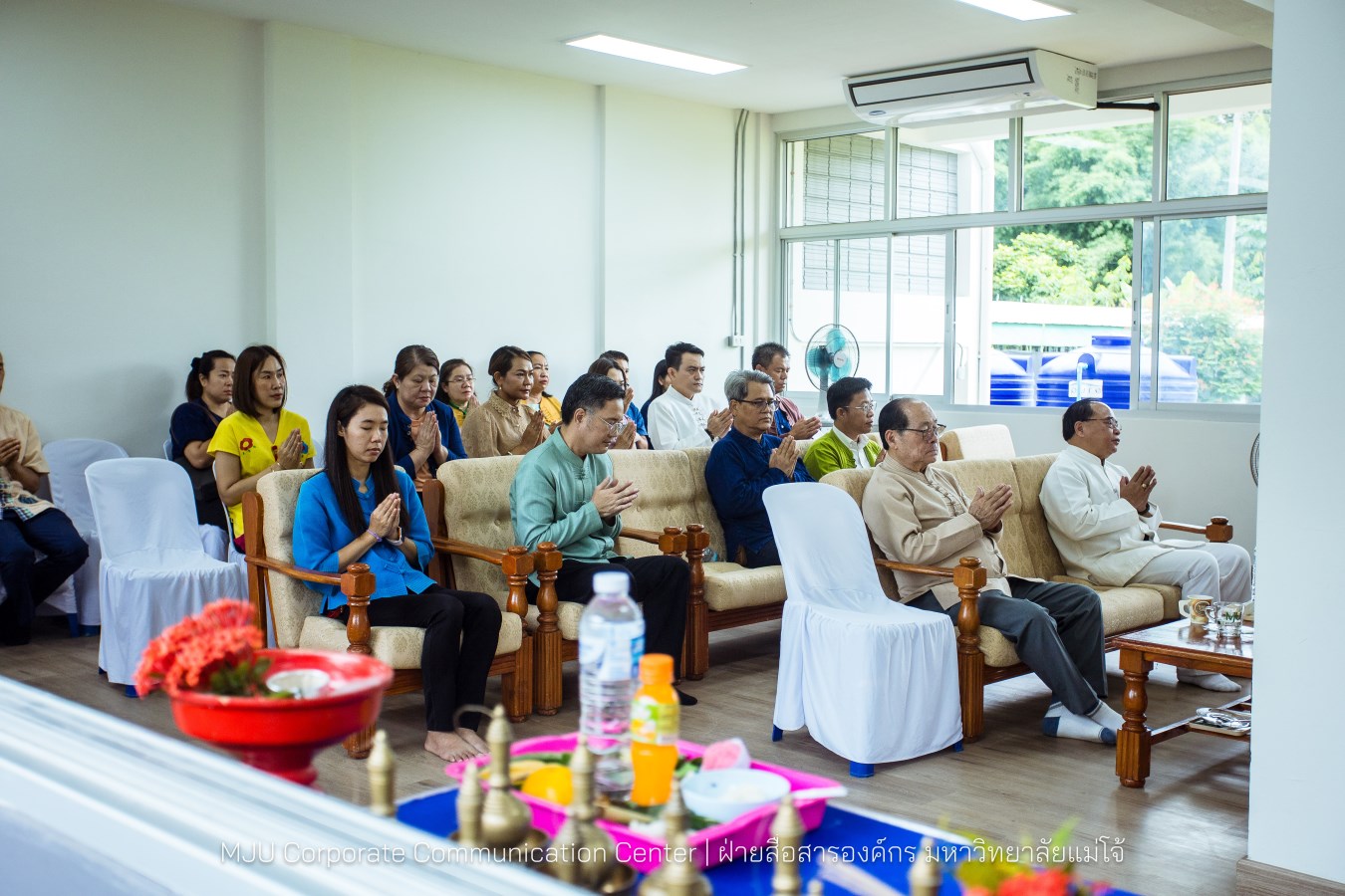 ม.แม่โจ้ ทำบุญอาคารเรียนรวมและปฏิบัติการคณะสัตวแพทยศาสตร์