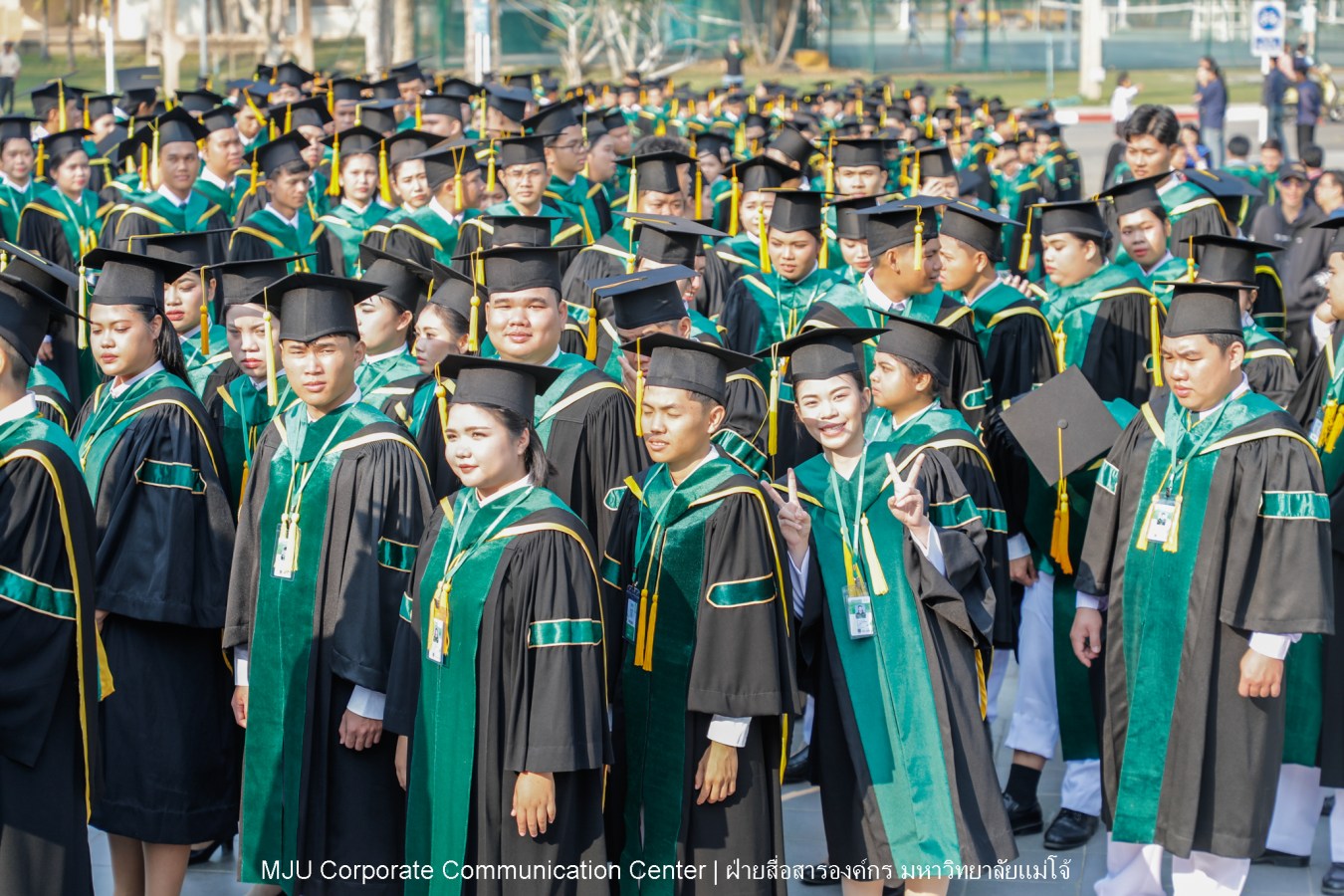 ว่าที่บัณฑิตพร้อม  อาจารย์พร้อม  ญาติพร้อม ทุกคนพร้อม  ร่วมแสดงความยินดี 18 กุมภาพันธ์ 2569  #บรรยากาศซ้อมใหญ่ พิธีพระราชทานปริญญาบัตรมหาวิทยาลัยแม่โจ้ ครั้งที่ 48