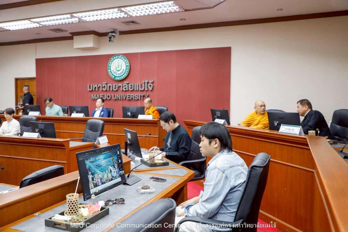 ม.แม่โจ้ ประชุมคณะกรรมการวัดธาราทิพย์ชัยประดิษฐ์ ในพระอุปภัมภ์ฯ ครั้งที่ 1/2569 เตรียมจัดพิธีถวายผ้าพระกฐินฯ