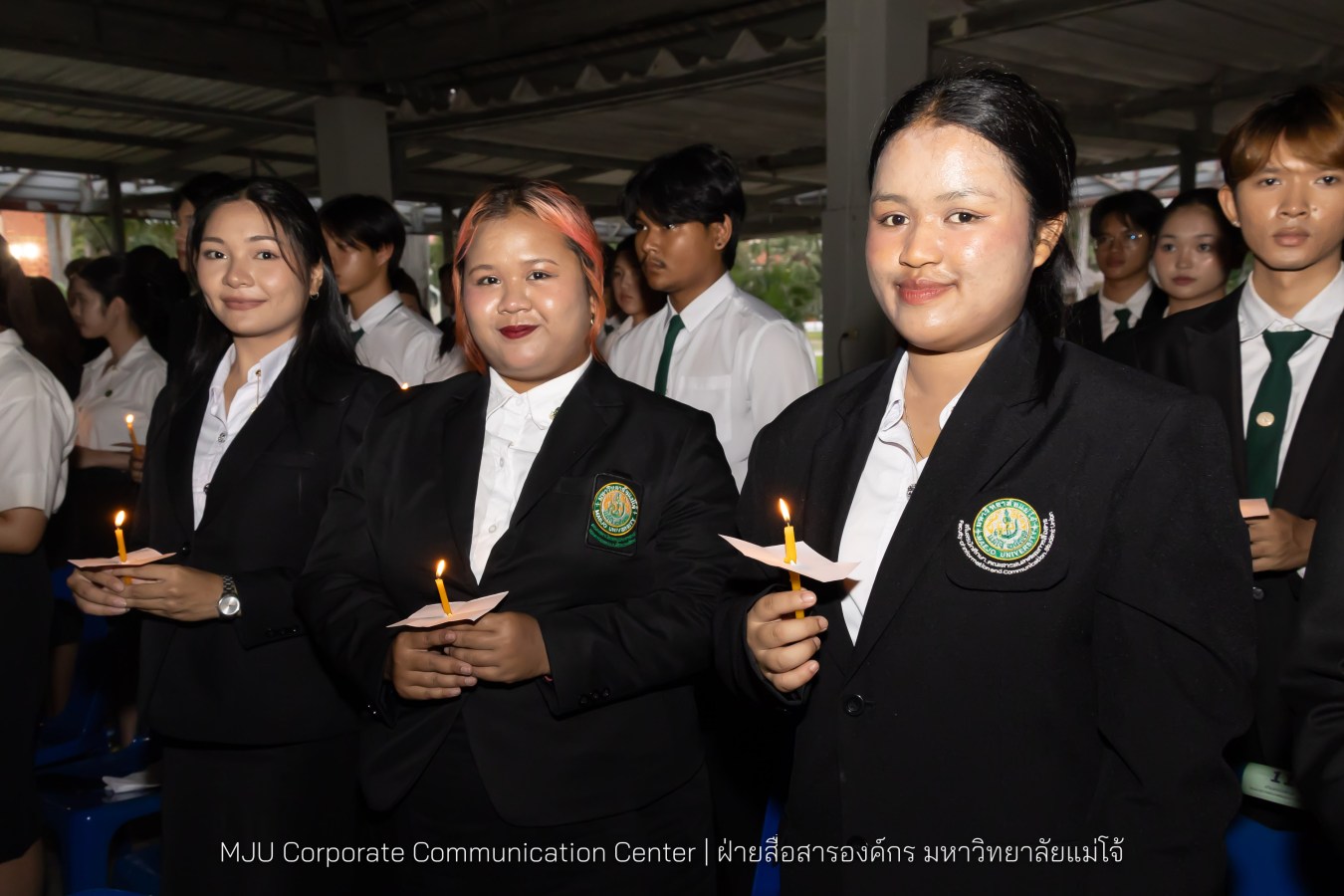 เนื่องในโอกาสวันเฉลิมพระชนมพรรษาพระบาทสมเด็จพระเจ้าอยู่หัว มหาวิทยาลัยแม่โจ้ จัดพิธีถวายพระพรชัยมงคล
