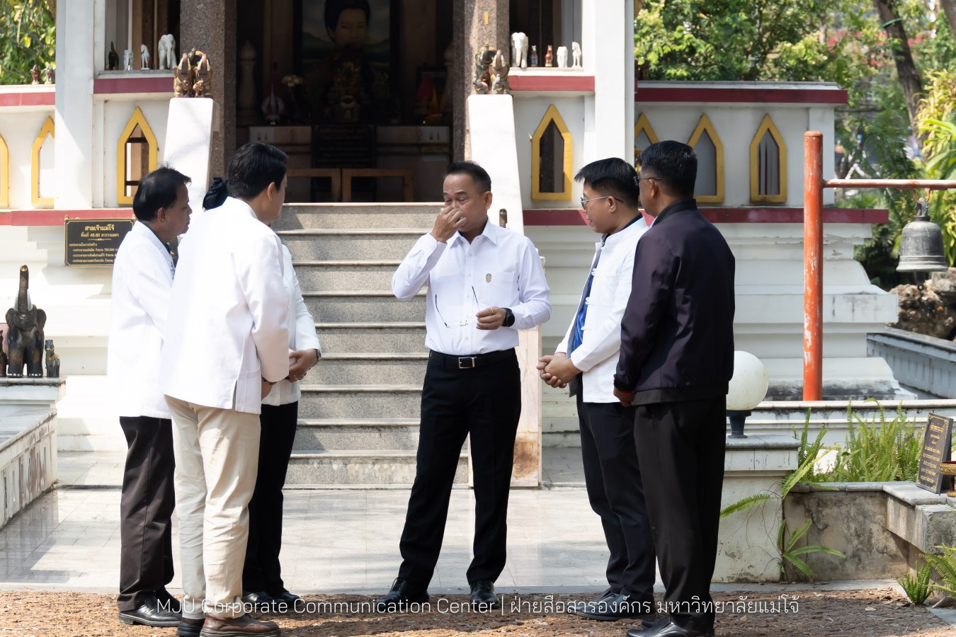 รองปลัดกระทรวงมหาดไทย สักการะสิ่งศักดิ์ ม.แม่โจ้
