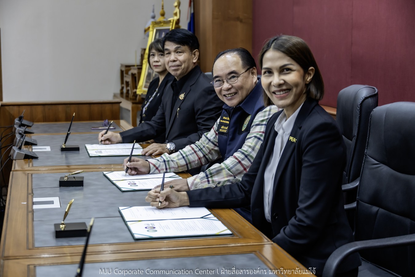 ม.แม่โจ้ ร่วมกับ กฟผ.สันทราย และ PEA ENCOM International ศึกษาการจัดการไฟฟ้าระบบผลิตโซล่าเซลล์