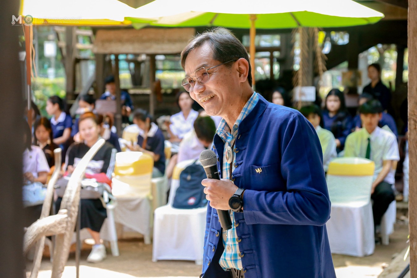 คณะศิลปศาสตร์ ร่วมกับ อพ.สธ. และ กองส่งเสริมศิลปวัฒนธรรม ม.แม่โจ้ จัดกิจกรรม 