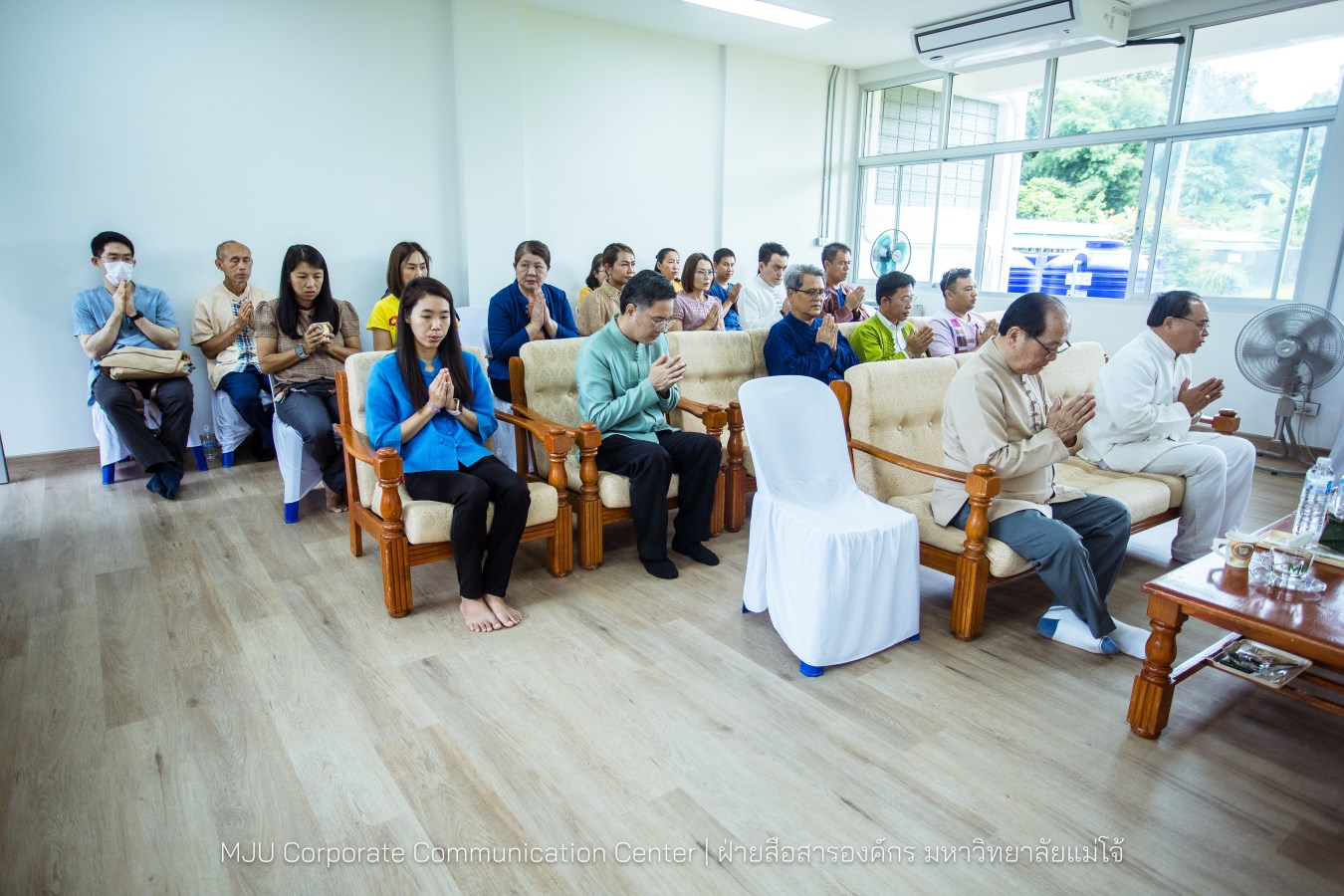 ม.แม่โจ้ ทำบุญอาคารเรียนรวมและปฏิบัติการคณะสัตวแพทยศาสตร์