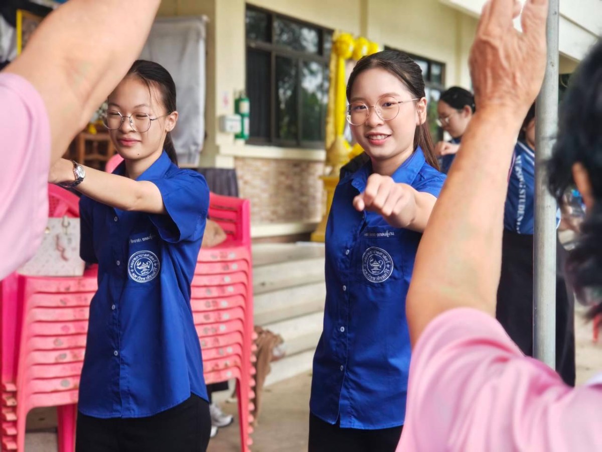 “อาสาด้วยใจ ห่วงใยผู้สูงอายุ” คณะพยาบาลฯ ม.แม่โจ้ ส่งเสริมสุขภาพผู้สูงอายุ พื้นที่ ทต.หนองหาร