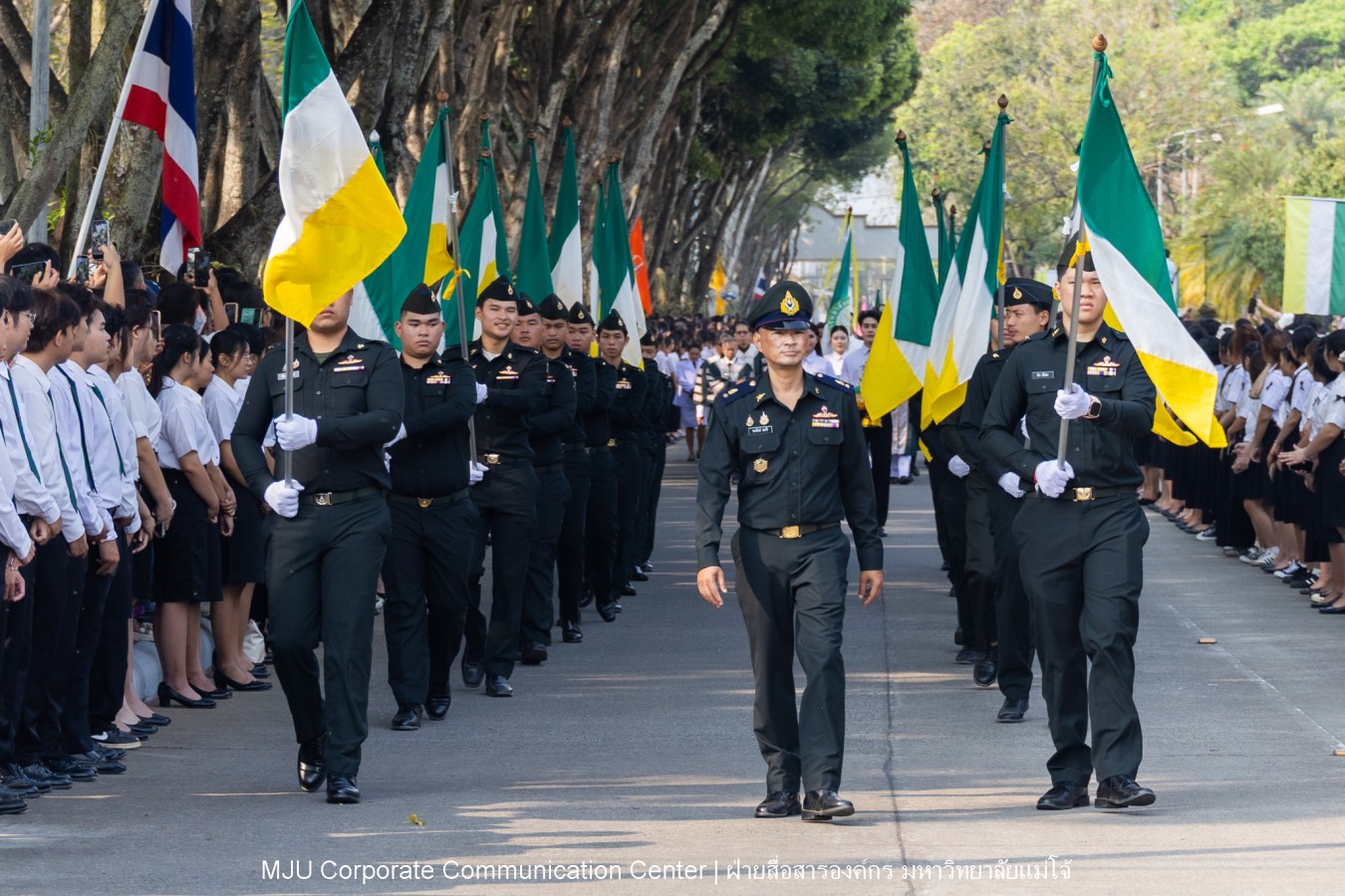 บรรยากาศ พิธีพระราชทานปริญญาบัตร มหาวิทยาลัยแม่โจ้ ประจำปีการศึกษา2567-2568 ครั้งที่ 48  ในวันที่ 19 กุมภาพันธ์ พ.ศ.2569 ณ ศูนย์กีฬาเฉลิมพระเกียรติ มหาวิทยาลัยแม่โจ้