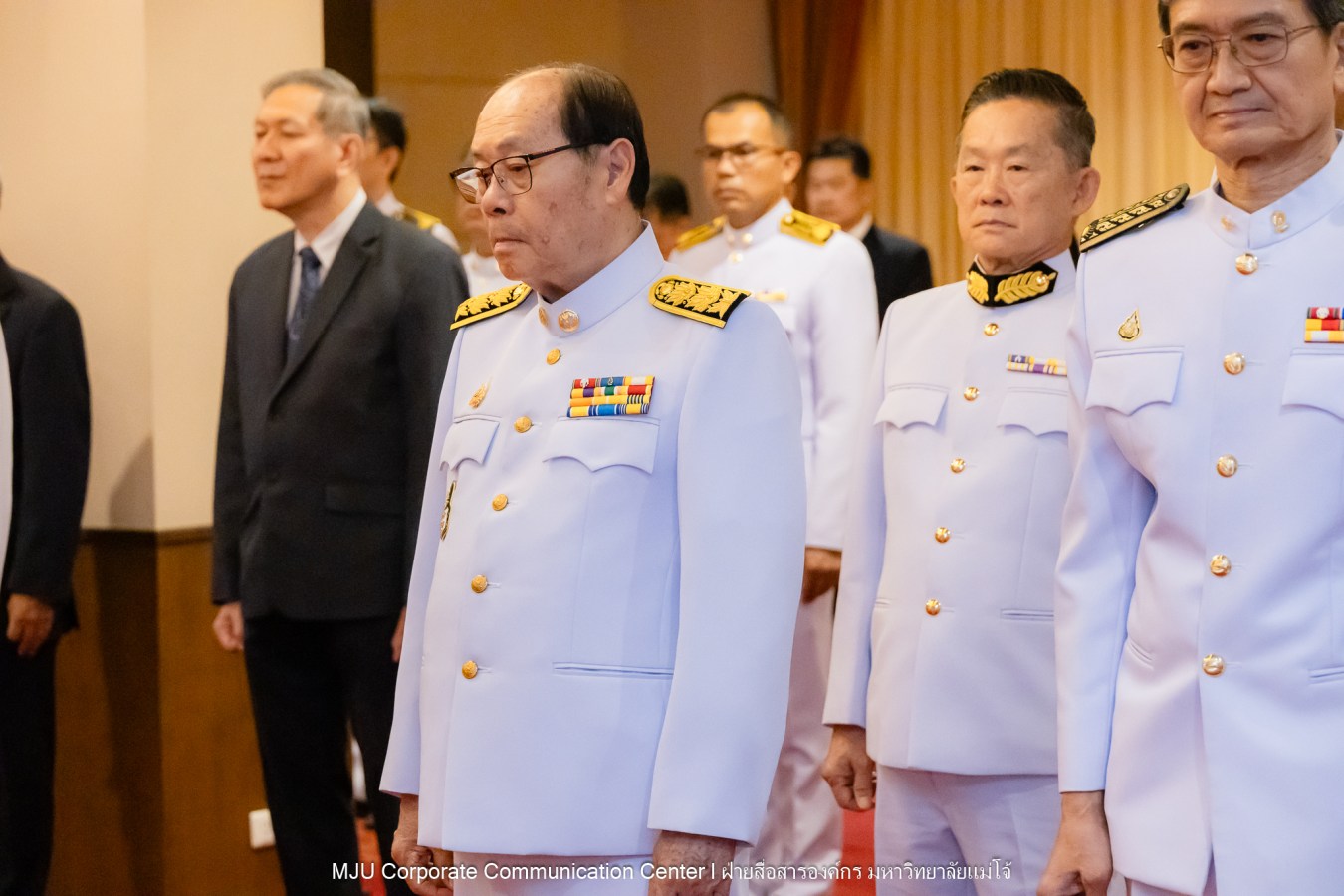พิธีรับสนองพระบรมราชโองการโปรดเกล้าฯ แต่งตั้งกรรมการสภามหาวิทยาลัยผู้ทรงคุณวุฒิของมหาวิทยาลัยแม่โจ้