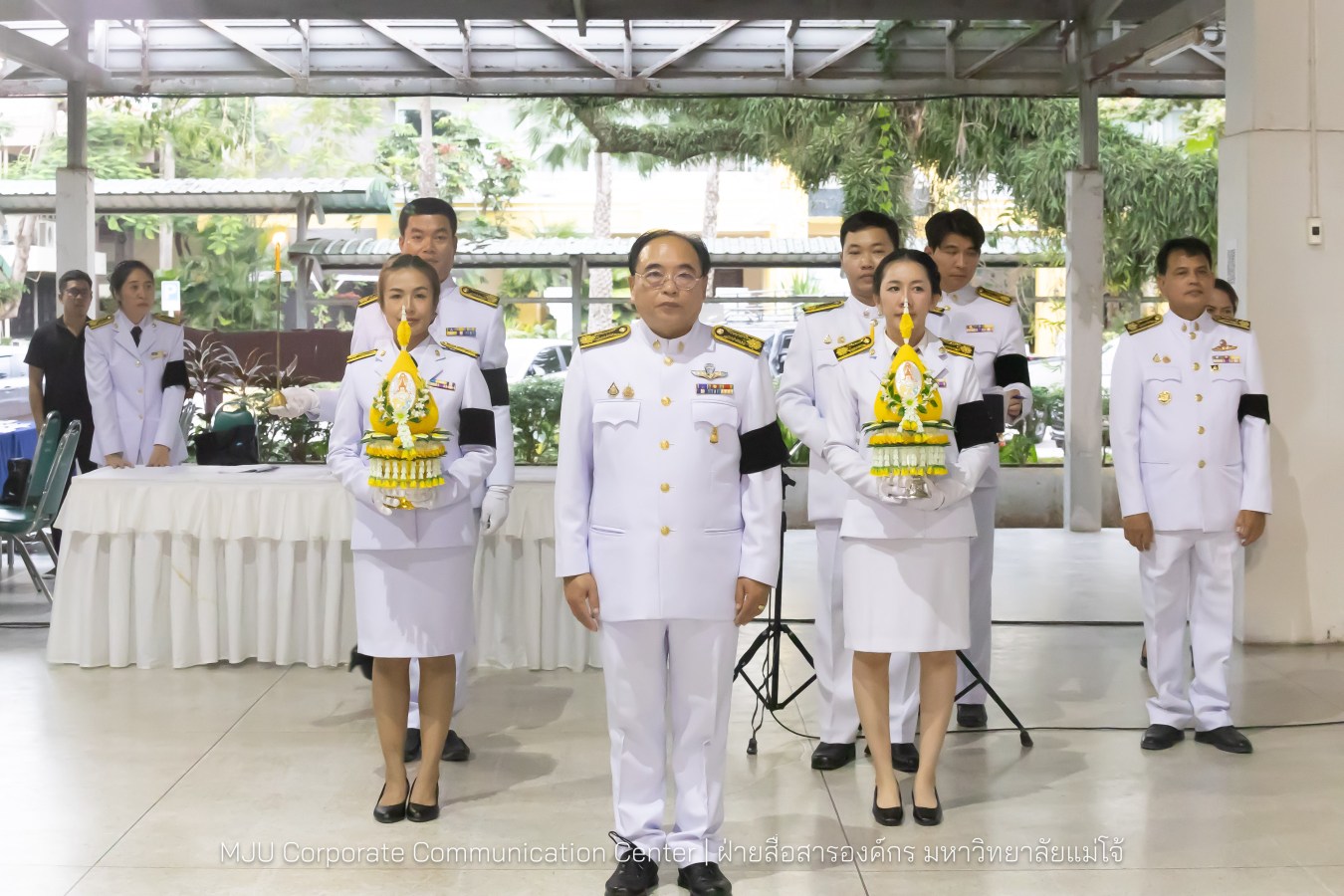 เนื่องในโอกาสวันเฉลิมพระชนมพรรษาพระบาทสมเด็จพระเจ้าอยู่หัว มหาวิทยาลัยแม่โจ้ จัดพิธีถวายพระพรชัยมงคล