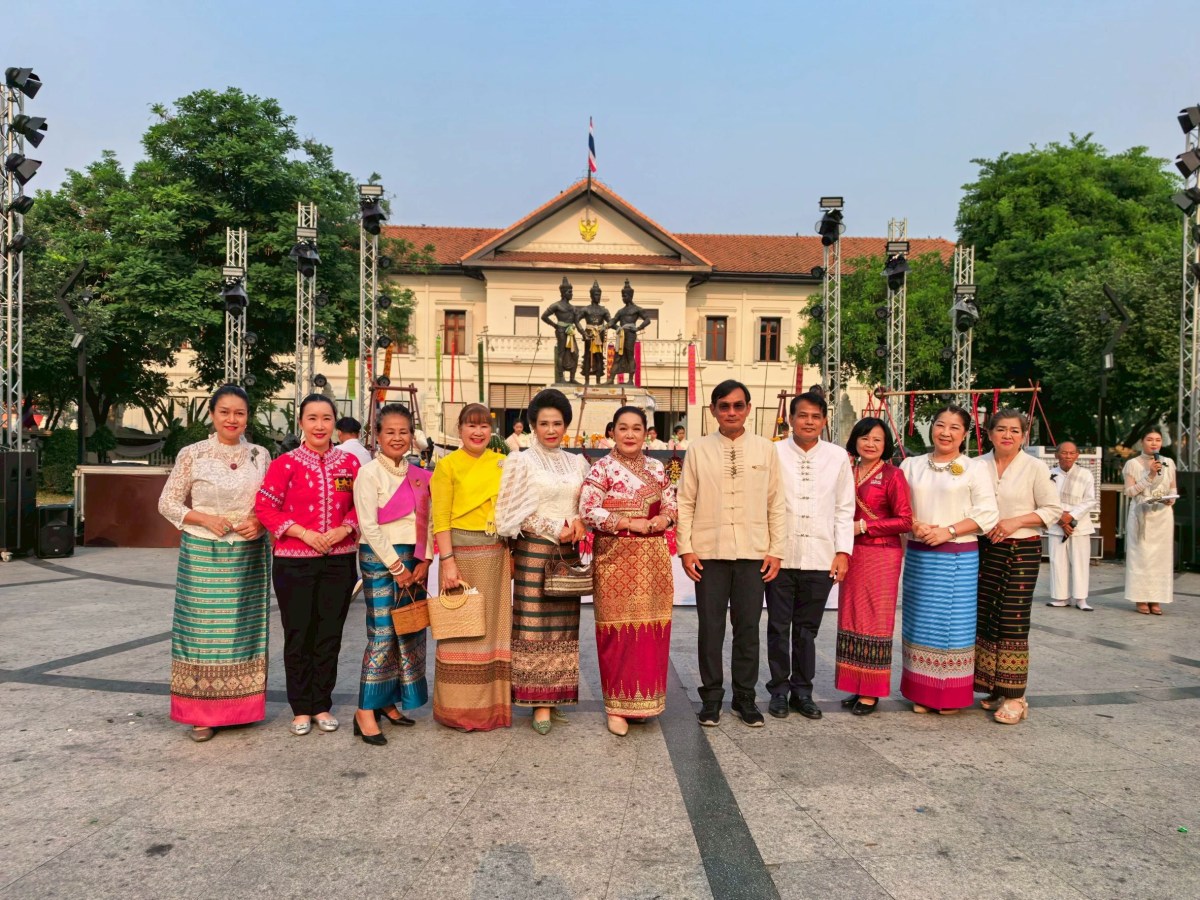 มหาวิทยาลัยแม่โจ้ ร่วมพิธีทำบุญตักบาตร ในงานสมโภช 730 ปี สถาปนาเมืองเชียงใหม่