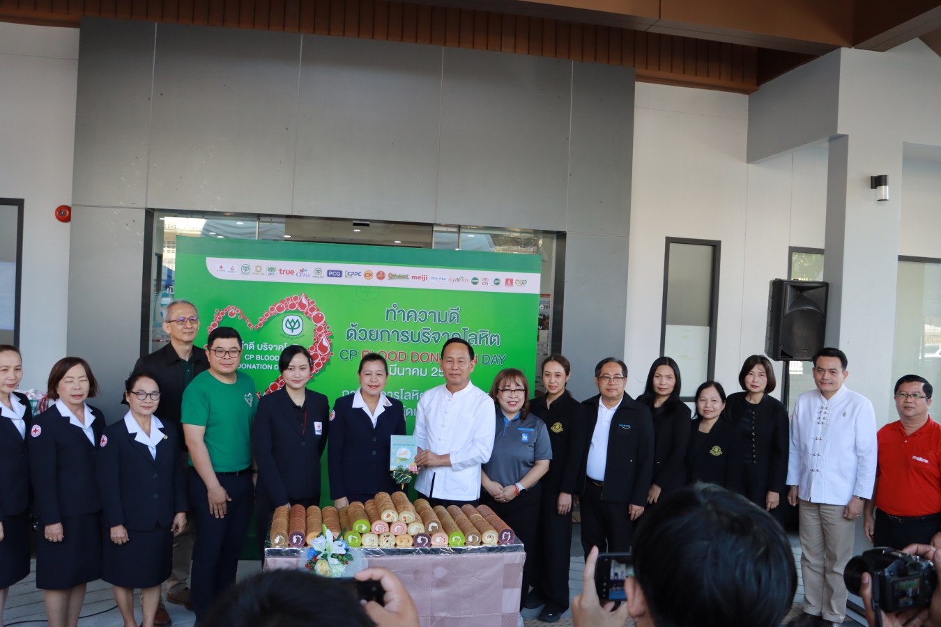 ม.แม่โจ้ นำทีมร่วมกิจกรรมบริจาคโลหิตเครือ CP แสดงพลังสนับสนุนภารกิจจัดหาโลหิตสำรอง