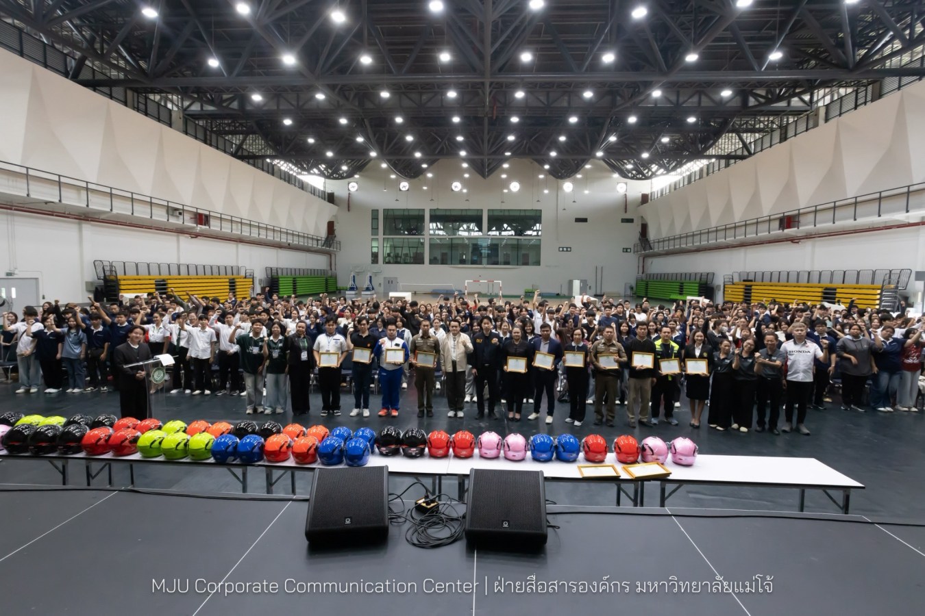 ม.แม่โจ้ อบรม Road Safety Organization ขับขี่ปลอดภัย สร้างวินัยจราจรให้นักศึกษา