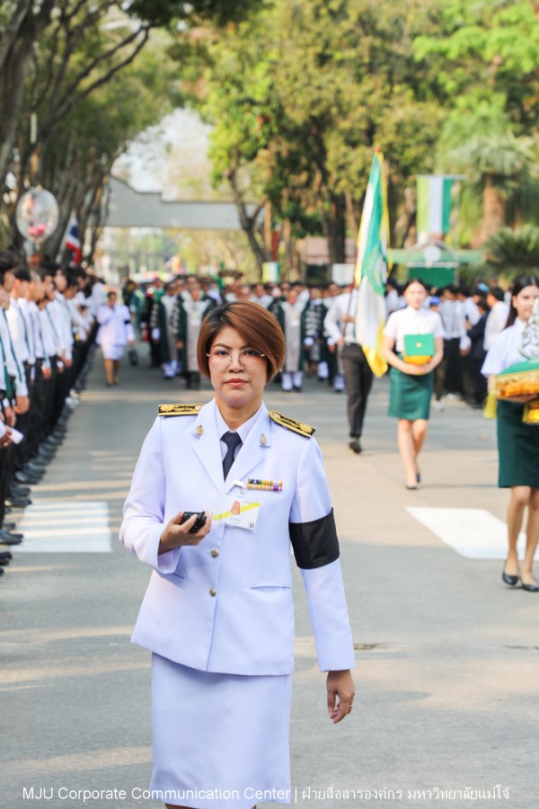 บรรยากาศ พิธีพระราชทานปริญญาบัตร มหาวิทยาลัยแม่โจ้ ประจำปีการศึกษา2567-2568 ครั้งที่ 48  ในวันที่ 19 กุมภาพันธ์ พ.ศ.2569 ณ ศูนย์กีฬาเฉลิมพระเกียรติ มหาวิทยาลัยแม่โจ้