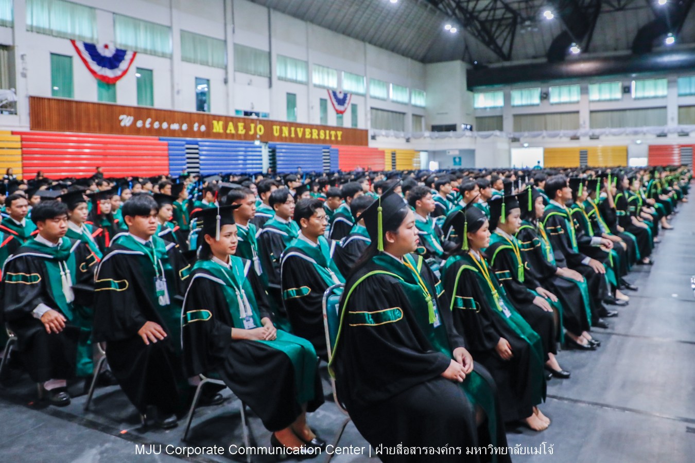 ว่าที่บัณฑิตพร้อม  อาจารย์พร้อม  ญาติพร้อม ทุกคนพร้อม  ร่วมแสดงความยินดี 18 กุมภาพันธ์ 2569  #บรรยากาศซ้อมใหญ่ พิธีพระราชทานปริญญาบัตรมหาวิทยาลัยแม่โจ้ ครั้งที่ 48