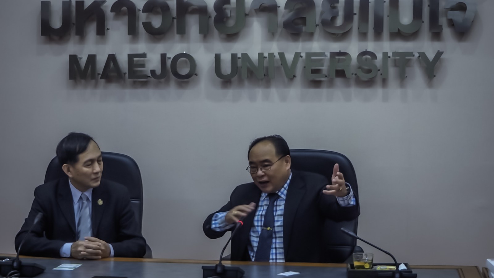 ผู้บริหาร Chaoyang University of Technology (CYUT) และ  National Pingtung University of Science and Technology (NPUST) ไต้หวัน  หารือความร่วมมือทางวิชาการ ร่วมกับผู้บริหารมหาวิทยาลัยแม่โจ้