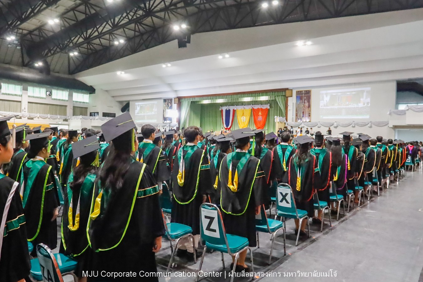 ว่าที่บัณฑิตพร้อม  อาจารย์พร้อม  ญาติพร้อม ทุกคนพร้อม  ร่วมแสดงความยินดี 18 กุมภาพันธ์ 2569  #บรรยากาศซ้อมใหญ่ พิธีพระราชทานปริญญาบัตรมหาวิทยาลัยแม่โจ้ ครั้งที่ 48
